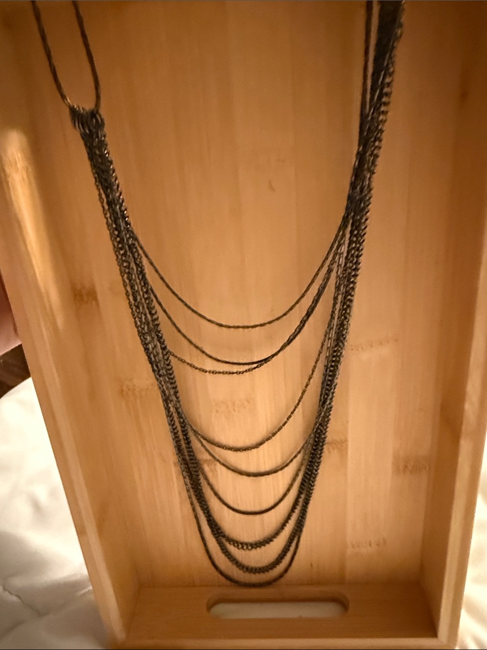 Layered Black Multi-Chain Necklace - Women Jewelry